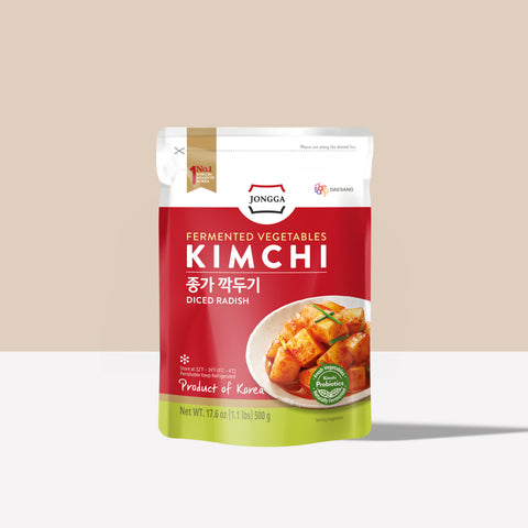 Diced radish Kaktugi Kimchi