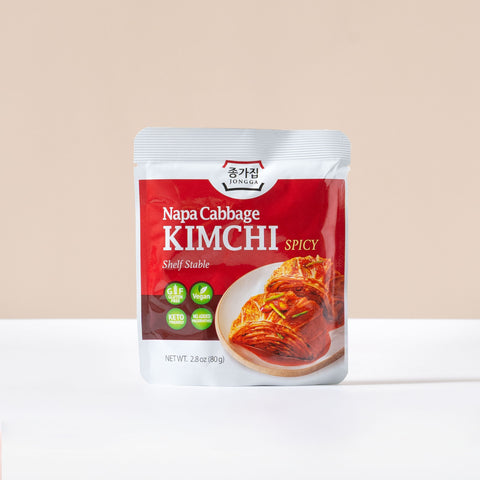 Shelf stable mini size Cabbage Kimchi (8 pack)